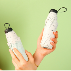Mini Travel Compact Automatic Umbrella Small Lightweight Folding Rain Windproof Auto Open/Close Purse Umbrellas